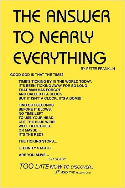 Cover for Peter Franklin · The Answer to Nearly Everything (Pocketbok) (2012)