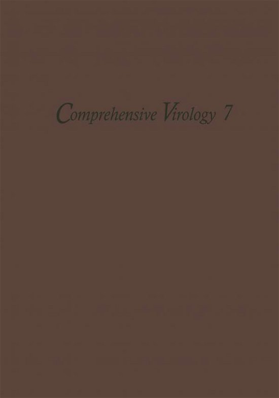 Comprehensive Virology: 7 Reproduction: Bacterial DNA Viruses - Comprehensive Virology - H Fraenkel-conrat - Books - Springer-Verlag New York Inc. - 9781468427141 - March 22, 2012
