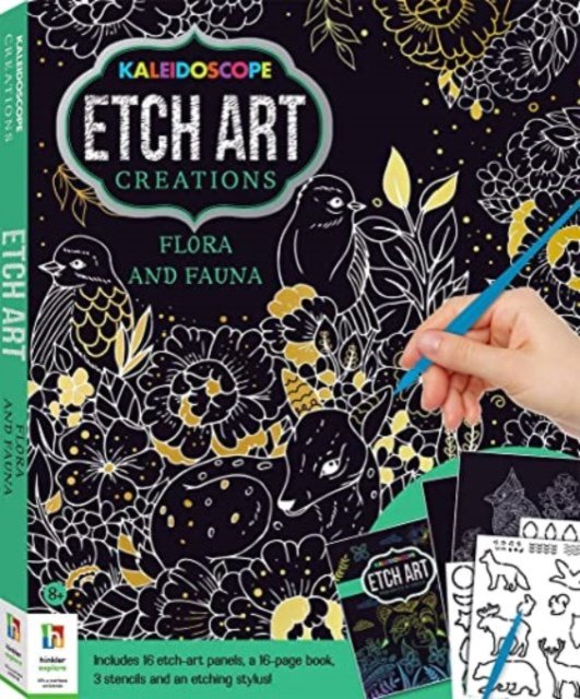 Cover for Hinkler Pty Ltd · Etch Art Creations Kit: Flora and Fauna - Etch Art Creations (Taschenbuch) (2020)
