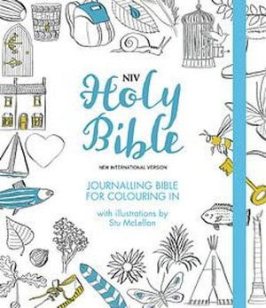 Cover for New International Version · NIV Journalling Bible for Colouring In: With unlined margins and illustrations to colour in - New International Version (Hardcover Book) (2021)