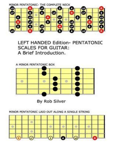 LEFT HANDED Edition- Pentatonic Scales for Guitar - Rob Silver - Książki - Createspace Independent Publishing Platf - 9781546327141 - 27 kwietnia 2017