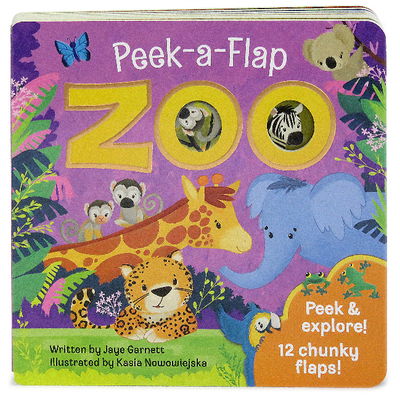 Cover for Cottage Door Press · Zoo: Peek a Flap Childrens Board Book (Board book) (2023)