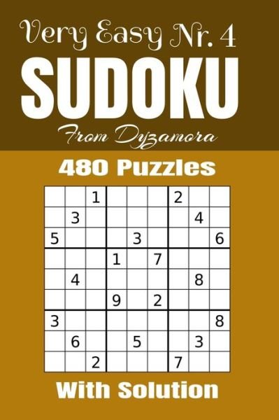 Cover for From Dyzamora · Very Easy Sudoku Nr.4 (Taschenbuch) (2019)