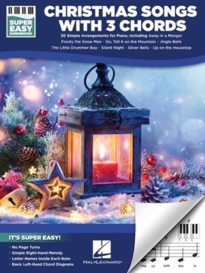 Christmas Songs with 3 Chords - Hal Leonard Corp. - Książki - Leonard Corporation, Hal - 9781705139141 - 1 sierpnia 2021