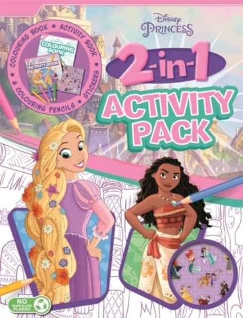 Disney Princess: 2-in-1 Activity Pack - Walt Disney - Libros - Bonnier Books Ltd - 9781803686141 - 31 de diciembre de 2023