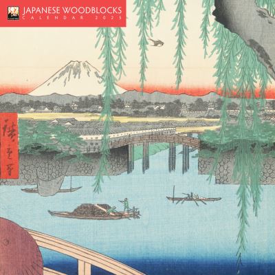 Japanese Woodblocks Mini Wall Calendar 2025 (Art Calendar) (Kalender) [New edition] (2024)