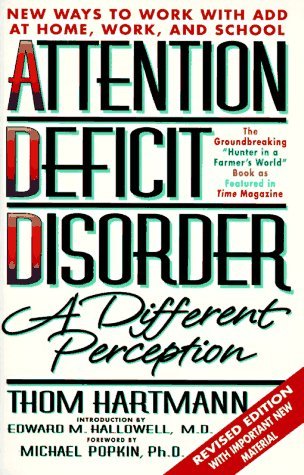 Cover for Thom Hartmann · Attention Deficit Disorder: a Different Perception (Pocketbok) [2nd Ed. edition] (1997)
