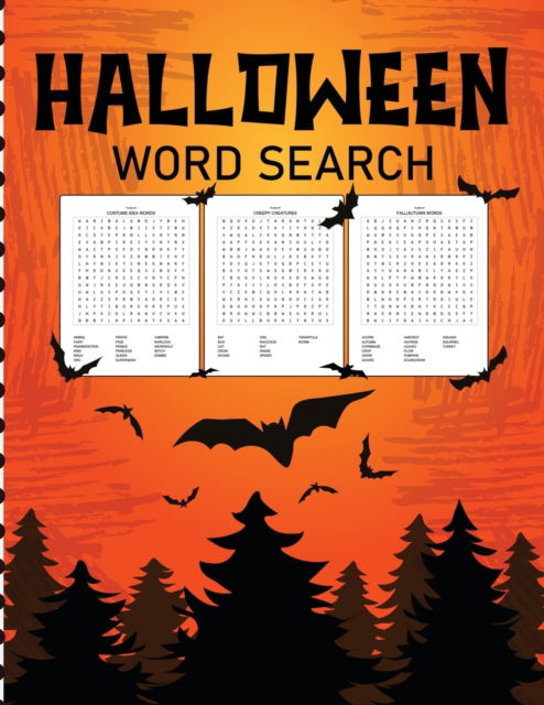 Cover for Aimee Michaels · Halloween Word Search: Puzzle Activity Book - For Kids Ages 5-8 - Juvenile Gifts - With Key Solution Pages (Paperback Book) (2020)