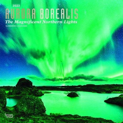 Cover for Browntrout · Aurora Borealis the Magnificent Northern Lights 2023 Square Foil (Calendar) (2022)