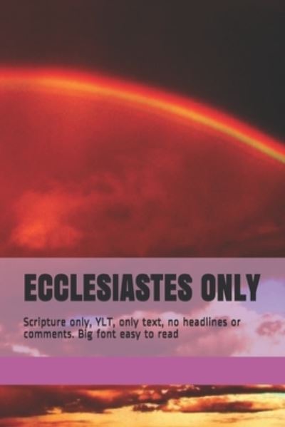 Cover for Enoch Enough · Ecclesiastes Only (Pocketbok) (2018)