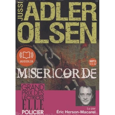 Jussi Adler-olsen - Misericorde - Jussi Adler - Musikk - AUDIOLIB - 9782356415141 - 