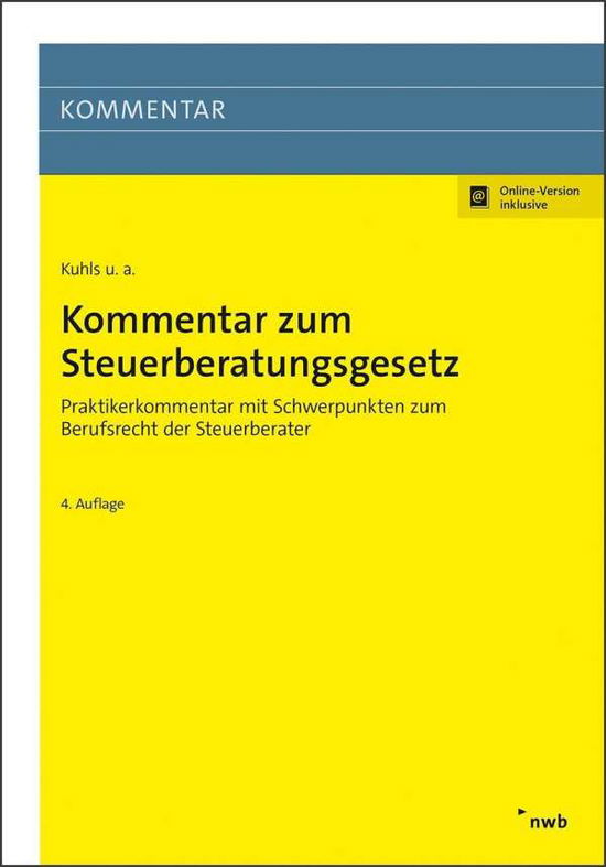 Cover for Kuhls · Kommentar zum Steuerberatungsgese (Book)