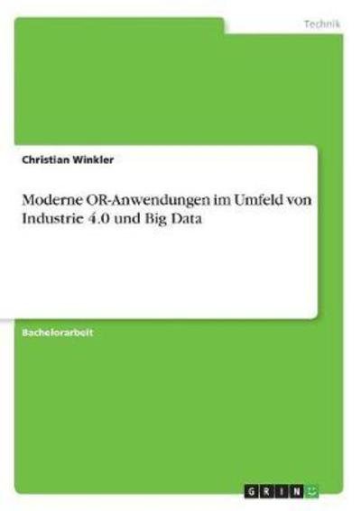 Cover for Winkler · Moderne OR-Anwendungen im Umfel (Bok)