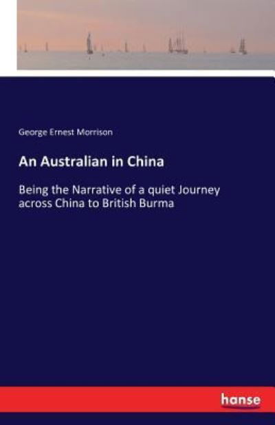 Cover for Morrison · An Australian in China (Book) (2016)