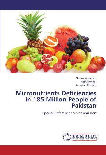 Cover for Anwaar Ahmed · Micronutrients Deficiencies in 185 Million People of Pakistan: Special Reference to Zinc and Iron (Paperback Bog) (2012)