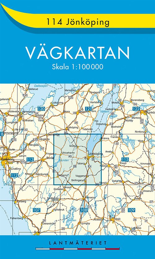 Cover for Kartförlaget · Vägkartan: Jönköping  1:100.000 (Hardcover bog) (2011)