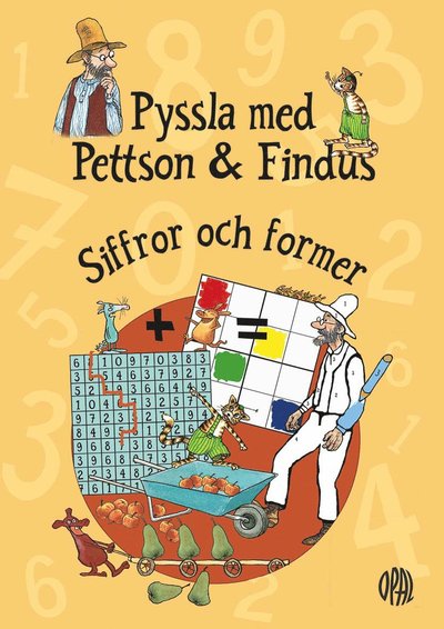 Pyssla med Pettson och Findus : Siffror och former - Sven Nordqvist - Bøker - Opal - 9789172265141 - 15. juli 2022