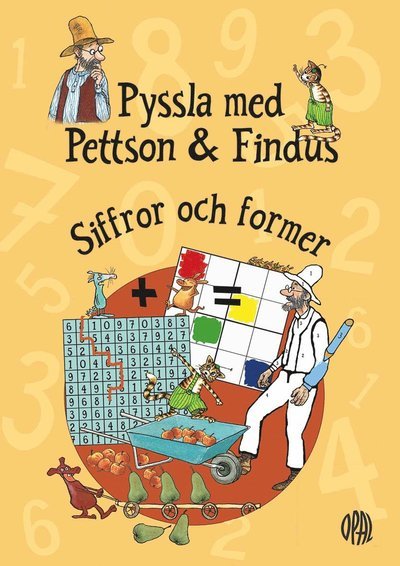 Cover for Sven Nordqvist · Pyssla med Pettson och Findus : Siffror och former (Bok) (2022)