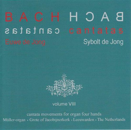 Cantatas Vol.8 - J.s. Bach - Musik - DE JONG & DE JONG - 9789491665141 - 19 oktober 2018