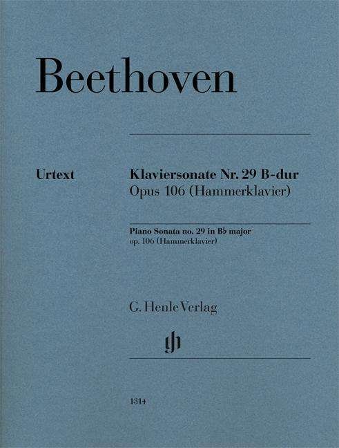 Cover for Beethoven · Klaviersonate Nr. 29 B-dur op (Bog)