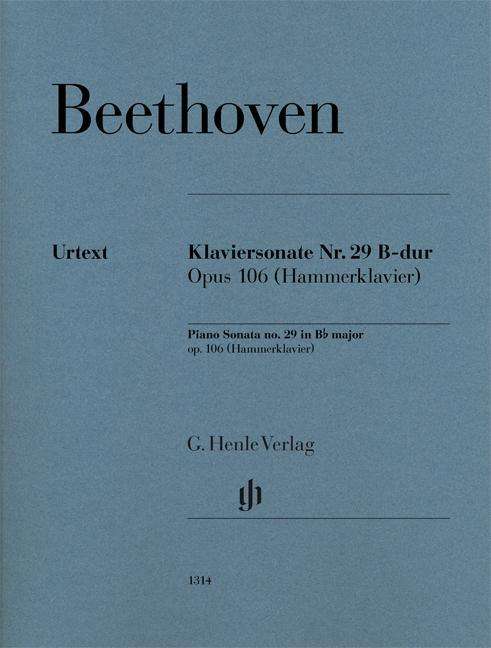 Klaviersonate Nr. 29 B-dur op - Beethoven - Boeken -  - 9790201813141 - 