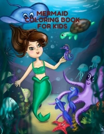 Cover for Caballero Anna · Mermaid Coloring Book for Kids (Pocketbok) (2020)