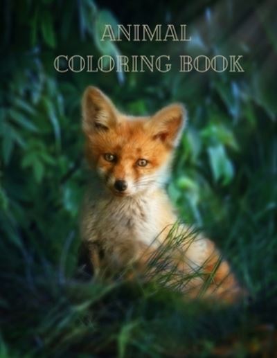 Cover for Anima Vero · Animal Coloring Book (Paperback Book) (2020)