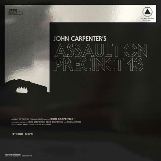 Assault On Precinct 13 - John Carpenter - Musik - SACRED BONES - 0616892391142 - 16. juni 2016