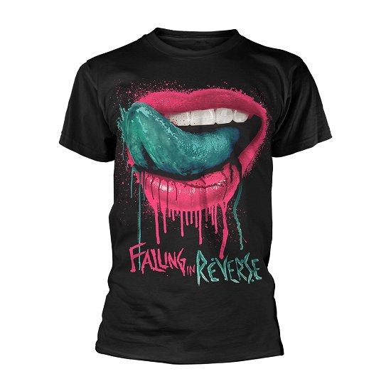 Cover for Falling in Reverse · Falling In Reverse: Lips (T-Shirt Unisex Tg. XL) (N/A) [size XL] [Black edition] (2012)