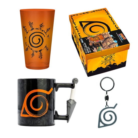 Cover for Naruto · NARUTO SHIPPUDEN - Pck premium Large Glass +3D Key (Toys)