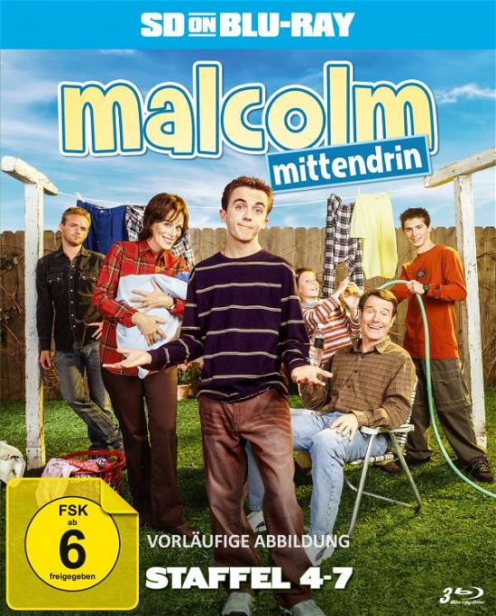 Cover for Malcolm Mittendrin · Malcolm Mittendrin-staffel 4-7 (Sd on Blu-ray) (Blu-ray) (2019)