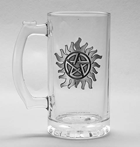 Cover for Glass · SUPERNATURAL - Beer Glass 500ml Metal Badge - Anti (Toys) (2019)