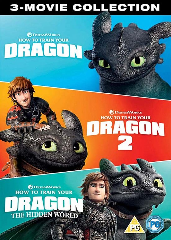 Cover for How to Train Your Dragon 13 DVD · How to Train Your Dragon 1 to 3 (DVD) (2019)