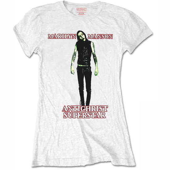 T-shirt # S White Femmina # Antichrist - Rockoff - Koopwaar - Bravado - 5055979953142 - 