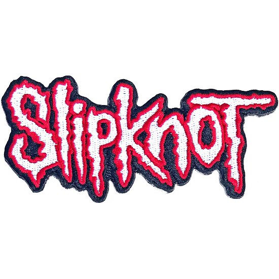Cover for Slipknot · Slipknot Standard Woven Patch: Cut-Out Logo Red Border (Patch)