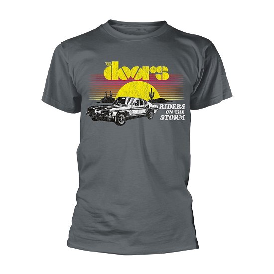 Cover for The Doors · Riders on the Storm (T-shirt) [size S] [Grey edition] (2018)