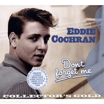 Cover for Eddie Cochran · Don't Forget Me (CD)