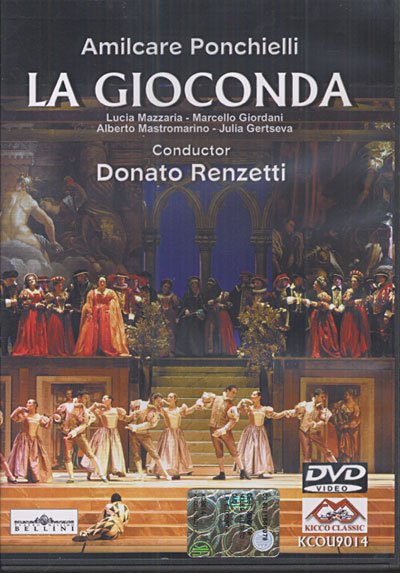 Cover for Mazzaria / Giordani / Gertseva / Renzett · La Gioconda Kicco Classics Klassisk (DVD) (2007)