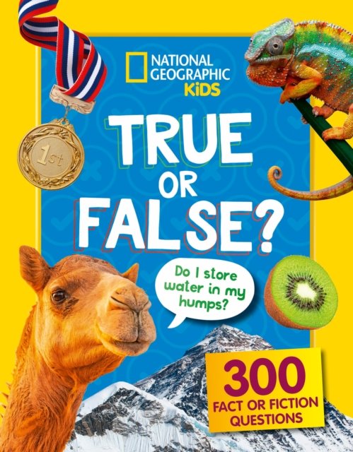 Cover for National Geographic Kids · True or False?: A Fun-Filled Family Game Book - National Geographic Kids (Pocketbok) (2024)