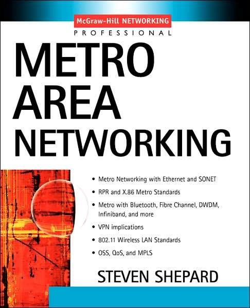 Cover for Steven Shepard · Metro Area Networking (Mcgraw-hill Networking Professional) (Pocketbok) (2002)