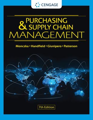 Cover for Monczka, Robert (Michigan State University) · Purchasing and Supply Chain Management (Hardcover Book) (2020)