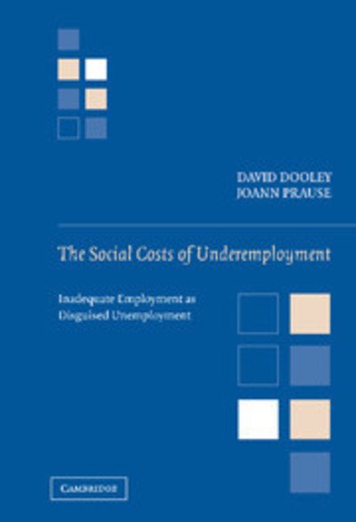 Cover for Dooley, David (University of California, Irvine) · The Social Costs of Underemployment: Inadequate Employment as Disguised Unemployment (Hardcover bog) (2003)