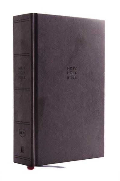 Cover for Thomas Thomas Nelson · NKJV, Single-Column Reference Bible, Cloth over Board, Gray, Red Letter Edition, Comfort Print (Book) (2018)