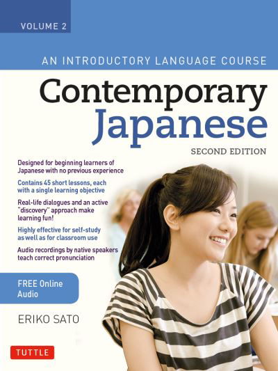 Cover for Eriko Sato · Contemporary Japanese Textbook Volume 2: An Introductory Language Course (Includes Online Audio) (Paperback Book) (2020)