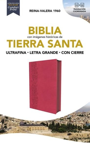 Cover for Vida · Biblia Reina-Valera 1960, Tierra Santa, Ultrafina Letra Grande, Leathersoft, Fuscia, con Cierre (Book) (2023)