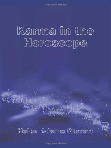 Cover for Helen Adams Garrett · Karma in the Horoscope (Paperback Bog) (2011)