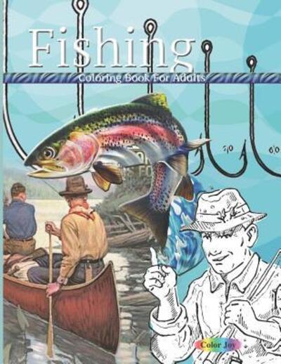 Cover for Color Joy · Fishing coloring book for adults (Paperback Book) (2019)