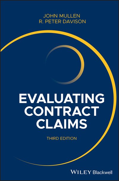 Cover for Mullen, John (Driver Consult Ltd) · Evaluating Contract Claims (Inbunden Bok) (2019)