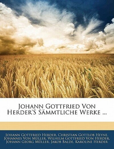 Johann Gottfried Von Herder'S Sä - Herder - Böcker -  - 9781141943142 - 