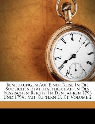 Cover for Pallas · Bemerkungen Auf Einer Reise In D (Book)